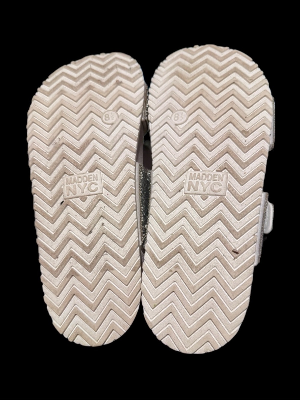 Silver Rhinestone Double-Buckle Sandals - Picture 8 of 10